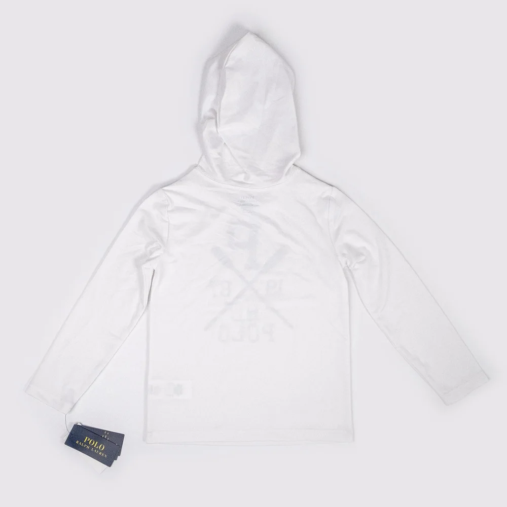 NWT Polo Ralph Lauren Boys Hooded Cover-Up Shirt Beach Swim $35 - Size 6 - Picture 4 of 8